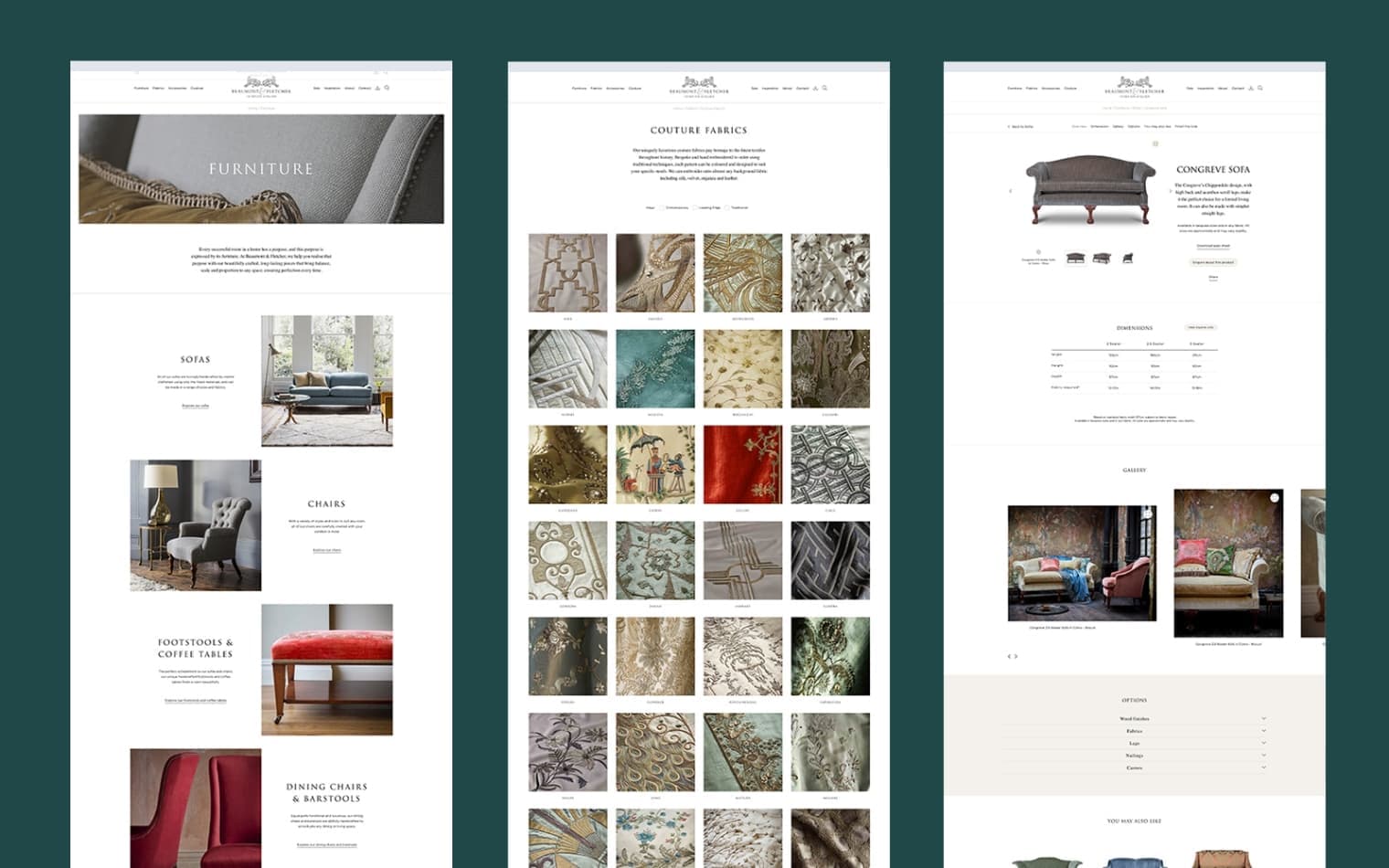 Beaumont and Fletcher | Website Design | Steve Edge Design