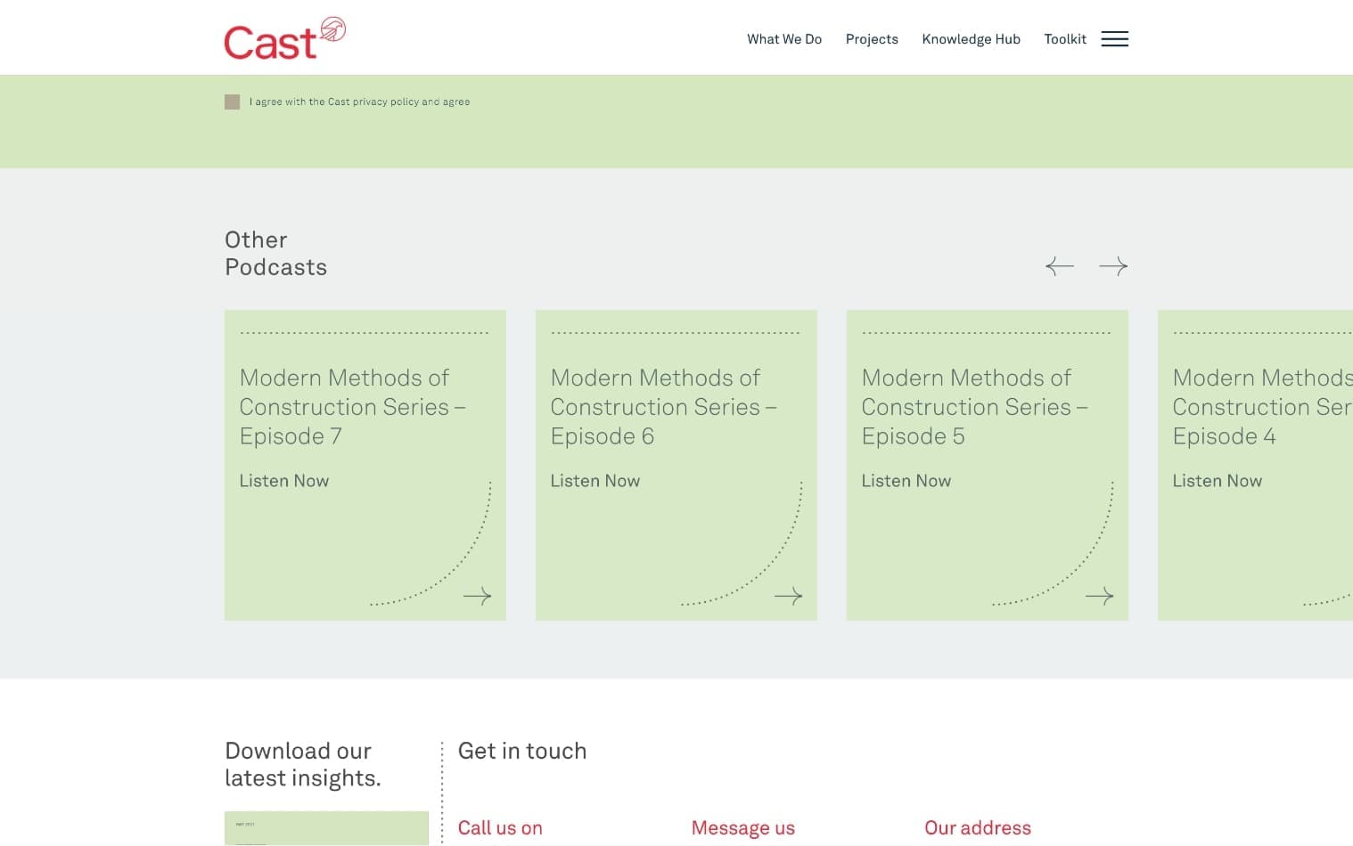 Cast | Web Build | Work | SED Digital