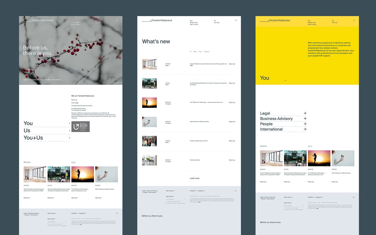 Tandon Hildebrand | Web Build | SED Digital