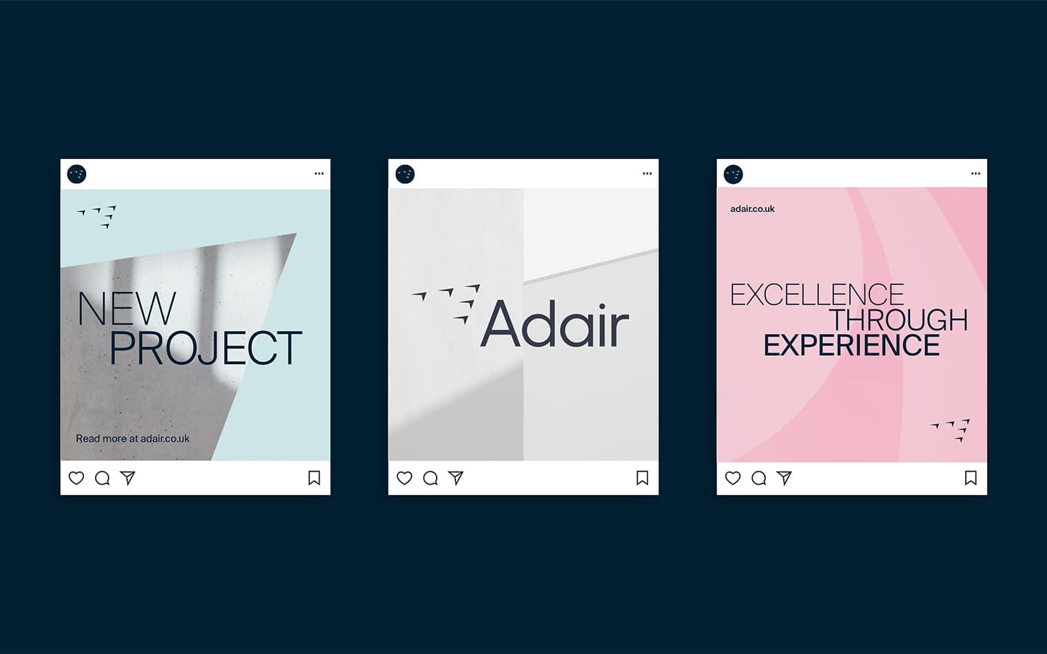 Adair | Construction Consultancy Website Development & Design | Work | SED Digital